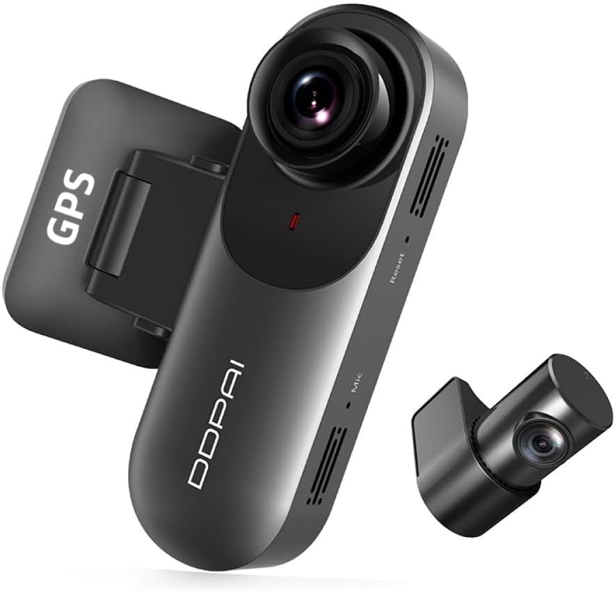 DDPai Dash Cam, with Wi-Fi 1080p Dash Camera, Emergency Accident Lock, 140  Wide Angle, Car DVR Dashboard Camera with G-Sensor, WDR, Built-in Super